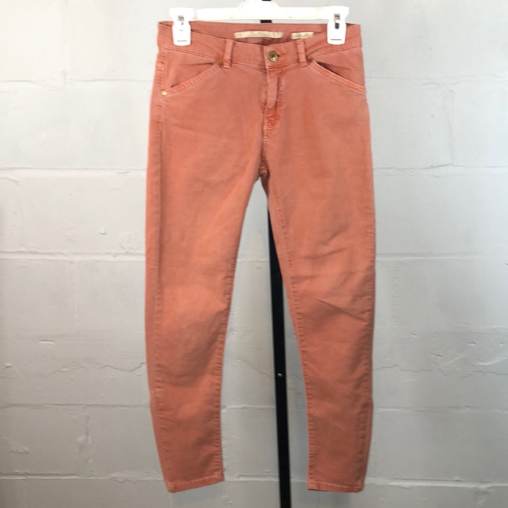 Zara Woman Slim Fit Pants Size 4 Blush #f25